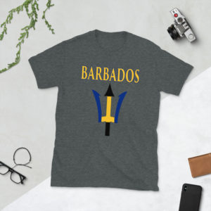 Barbados Trident - Short-Sleeve Unisex T-Shirt