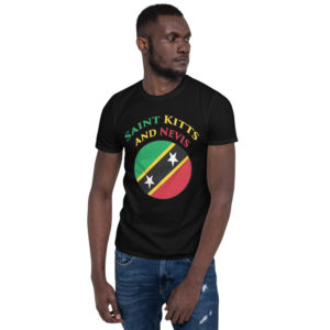 Saint Kitts and Nevis Flag  T Shirt Short-Sleeve Unisex