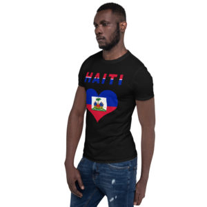 I Love Haiti – Short-Sleeve Unisex T-Shirt – Heart Collection