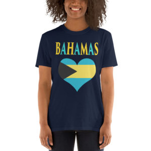 I Love Bahamas - Short-Sleeve Unisex T-Shirt – Heart Collection